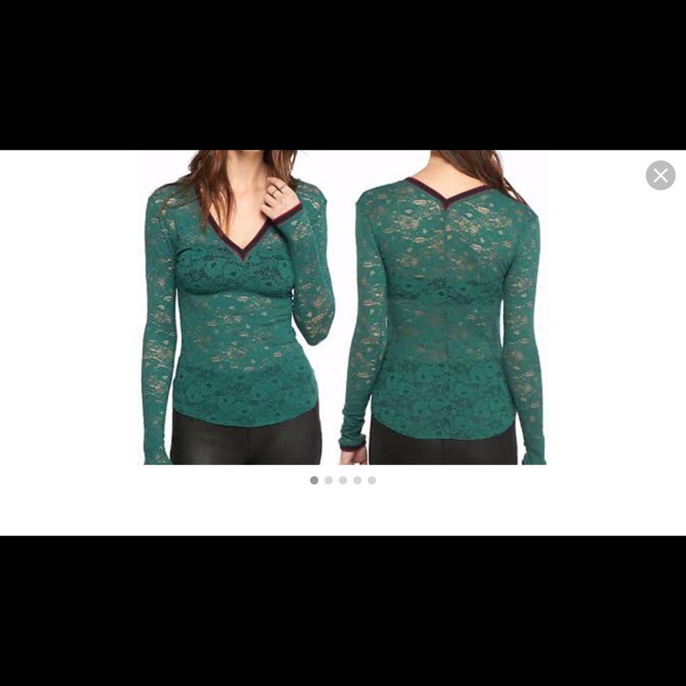 Free People Floral Top